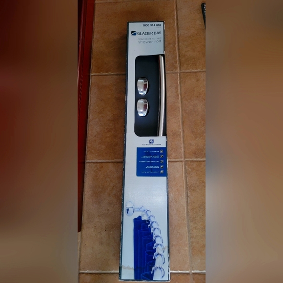 Glacier Bay Bath Glacier Bay Adjustable Curve Shower Rod New Poshmark